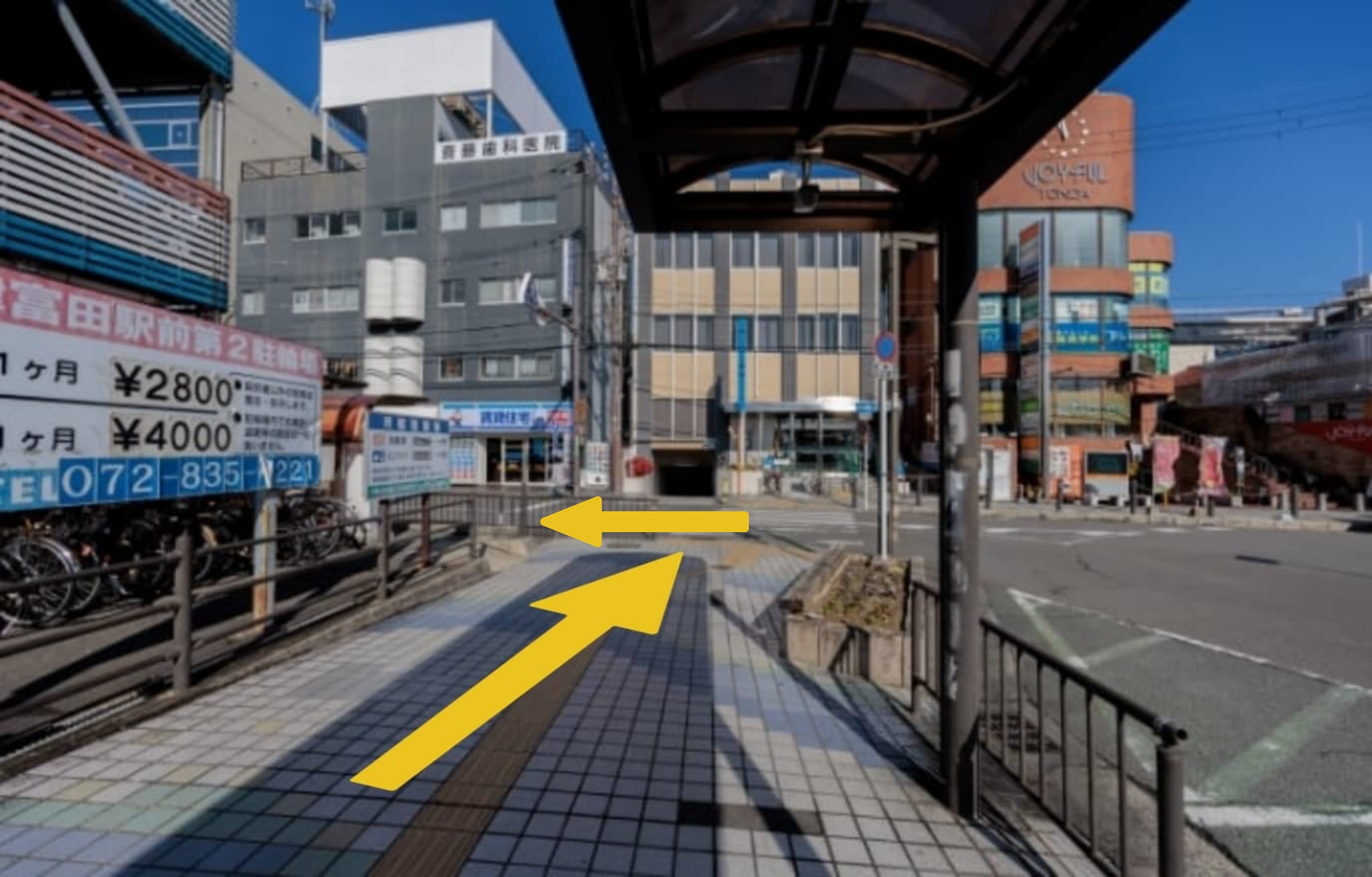 バス乗り場までの経路3