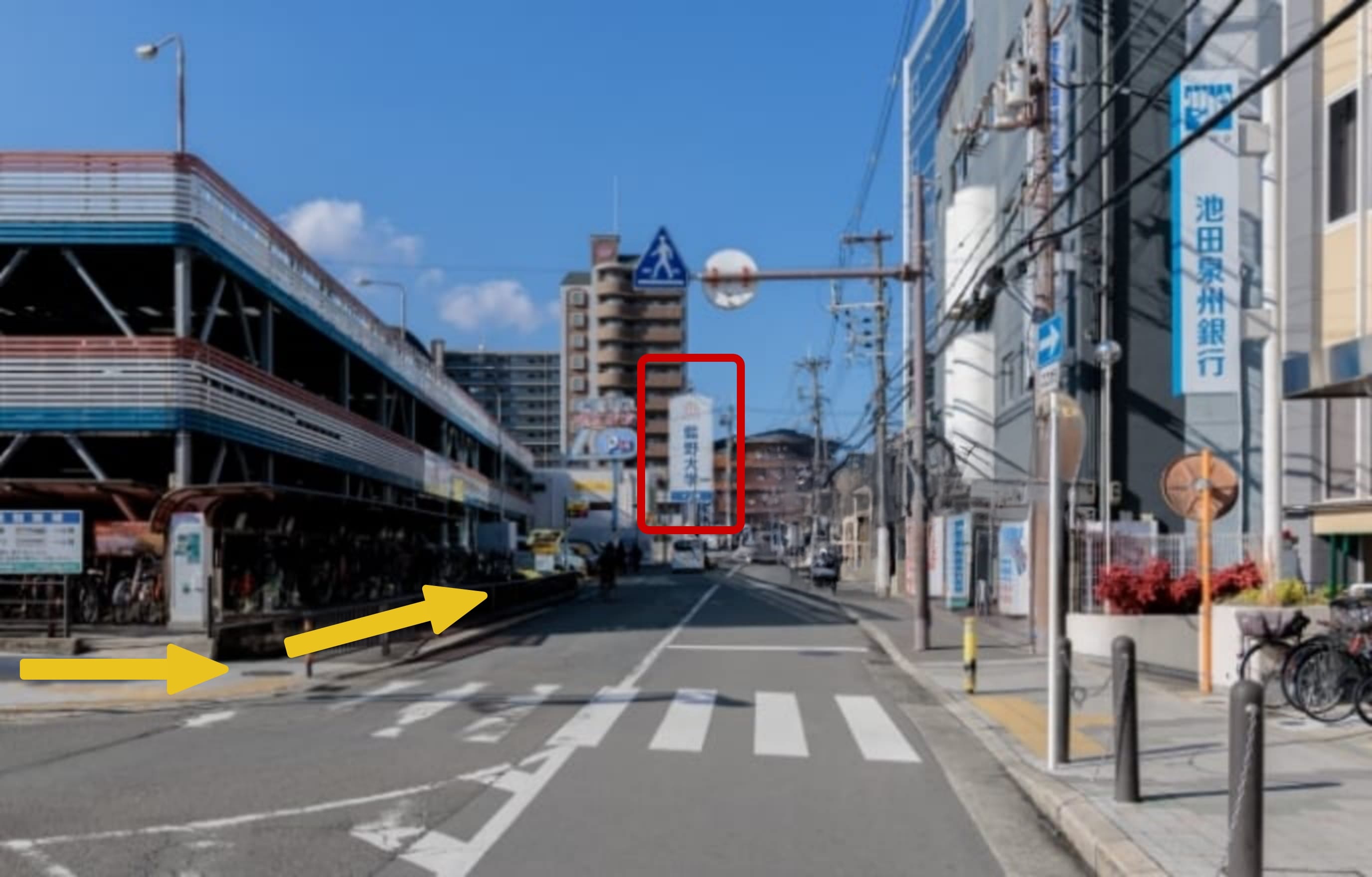 バス乗り場までの経路4