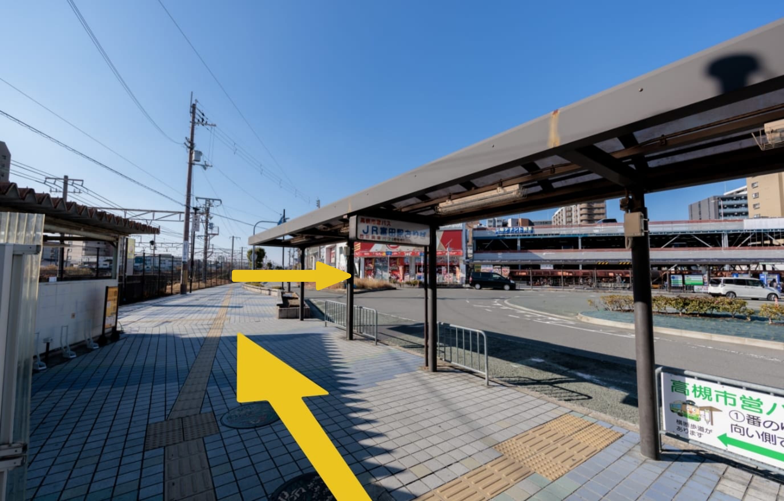 バス乗り場までの経路2