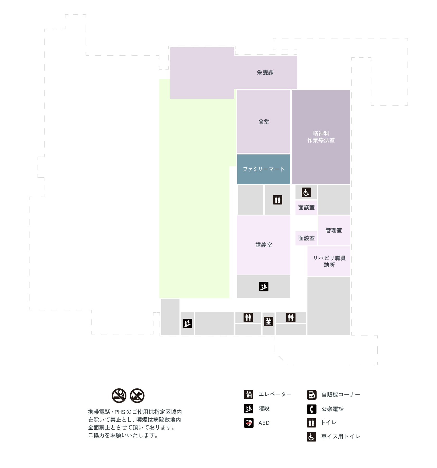 地下フロアマップ図