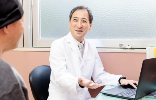 診察、検査、処方等の様子